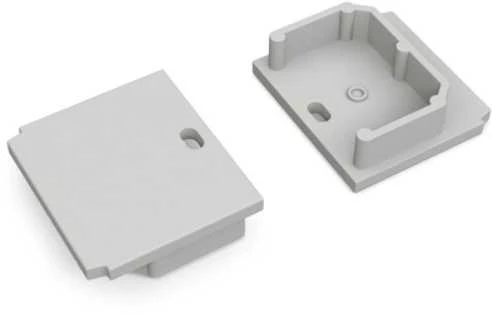 LINEA-IN20 TRIMLESS užbaigimo elementai su skyle, pilki
