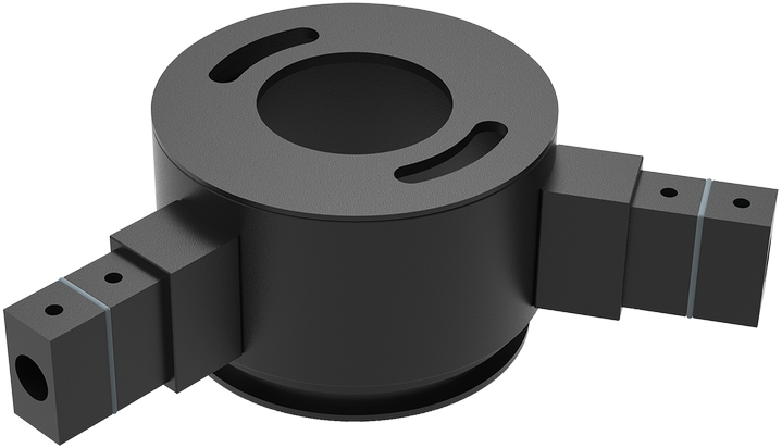 Linijinės sistemos PIPE L formos 120° kampo sujungimas, juodas, K1002147N