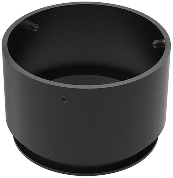 Linijinės sistemos PIPE montavimo elementas, juodas, 1TUB0033N