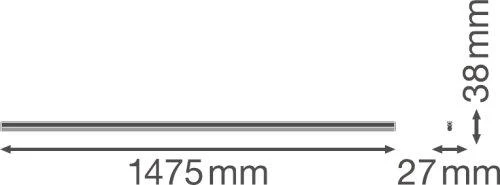 Ledvance Linijinis šviestuvas COMPACT BATTEN 1500 25 W 3000 K