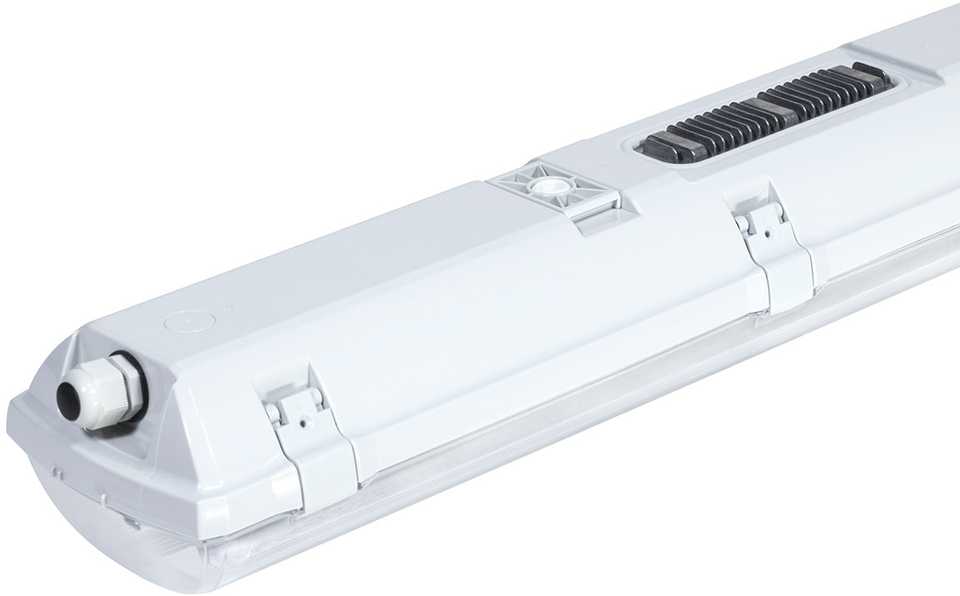 102,2W LED linijinis šviestuvas FUTURA, 1452mm, pilku korpusu, 4000K, IP66, DALI