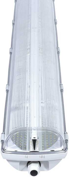 102,2W LED linijinis šviestuvas FUTURA, 1452mm, pilku korpusu, 4000K, IP66, DALI