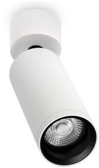 Lubinis šviestuvas 10,3W LED paviršinis šviestuvas FIT 65, baltas, 3000K, 36º