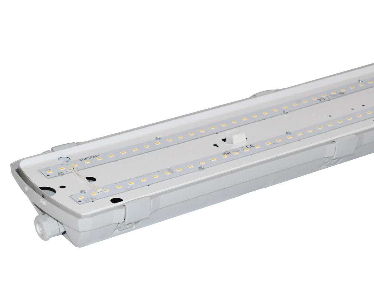 102W LED linijinis šviestuvas FUTURA, 150cm, pilkas, 4000K