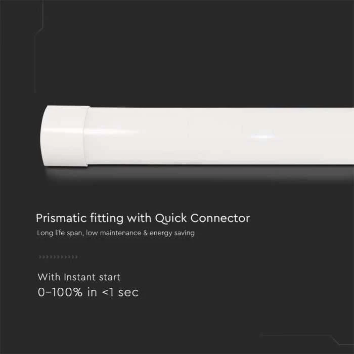 Lubinis šviestuvas V-tac 10W LED linijinis šviestuvas, 30cm, baltas, 6500K