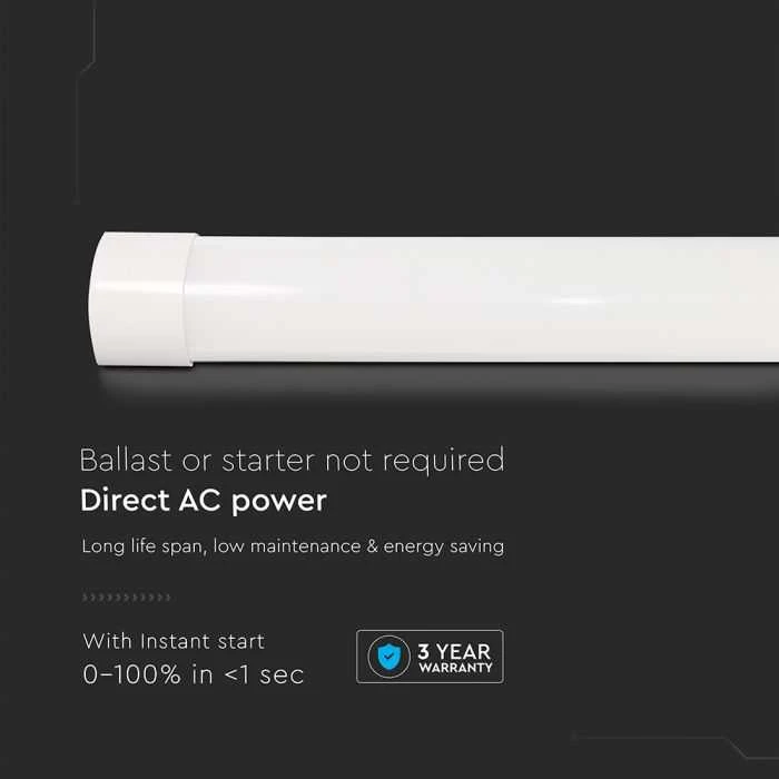 V-tac 10W LED linijinis šviestuvas, 30cm, baltas, 3000K