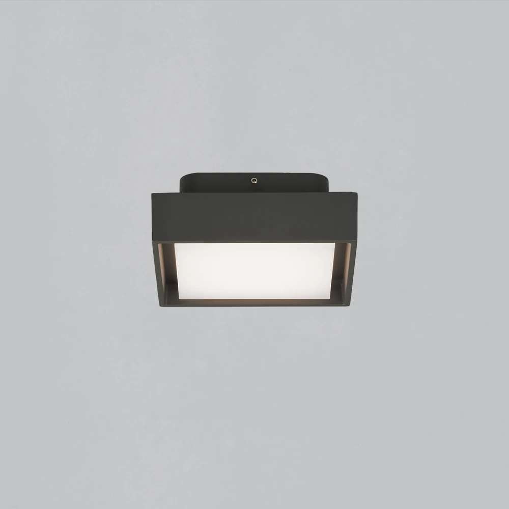 Lubinis šviestuvas 10W LED lubinis fasado šviestuvas NEXUS, antracito sp., 2700/3000K, IP65, P2083071GR