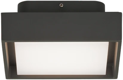 Lubinis šviestuvas 10W LED lubinis fasado šviestuvas NEXUS, antracito sp., 2700/3000K, IP65, P2083071GR