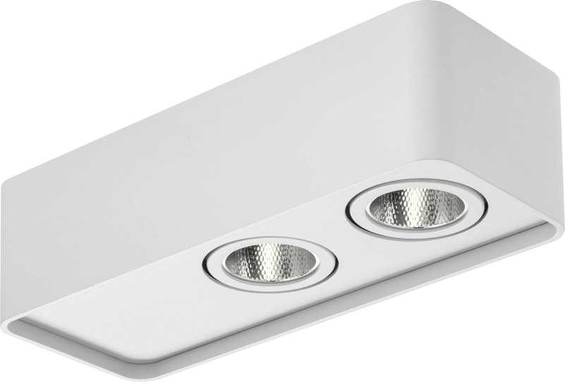 Lubinis šviestuvas 10W LED paviršinis šviestuvas YUKI, matinės baltos sp., 2700K, dimeriuojamas, 01-4230