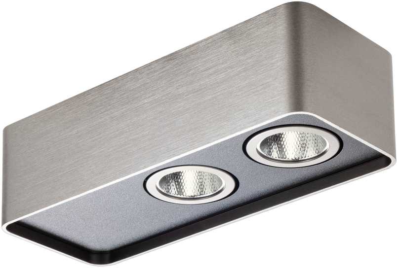 Lubinis šviestuvas 10W LED paviršinis šviestuvas YUKI, nikelio sp., 2700K, dimeriuojamas, 01-4232
