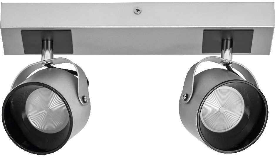 Lubinis šviestuvas 11,5W LED paviršinis šviestuvas SPOT JUPITER, sidabro sp., 3000K