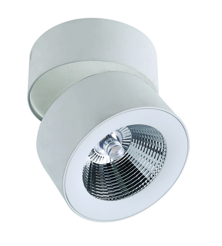 Lubinis šviestuvas 11W LED paviršinis šviestuvas MORIS, baltas, 3000K, 4208300