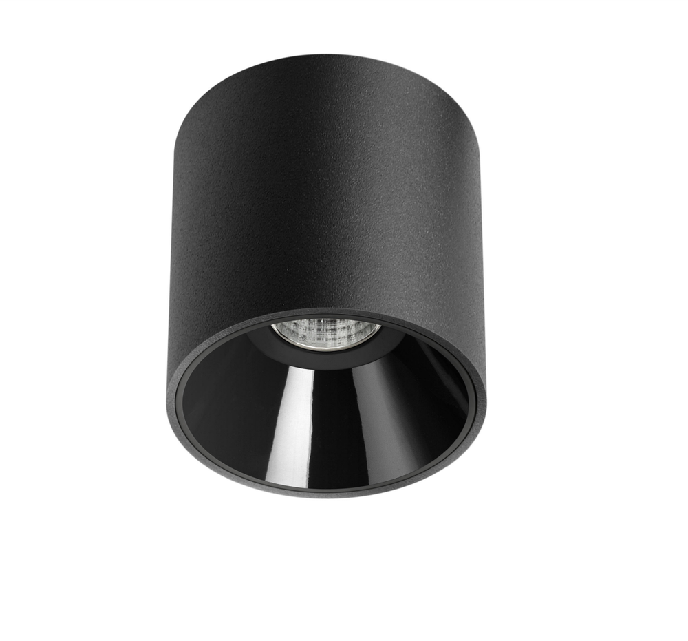 Lubinis šviestuvas 12,4W LED paviršinis šviestuvas SHOT LIGHT M, juodas, 3000K, DALI