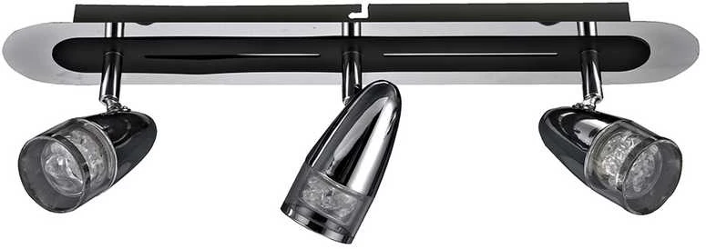 Lubinis šviestuvas Luminaire Center 12,6W LED paviršinis šviestuvas ALBANE, chromo sp./skaidrus, 3000K