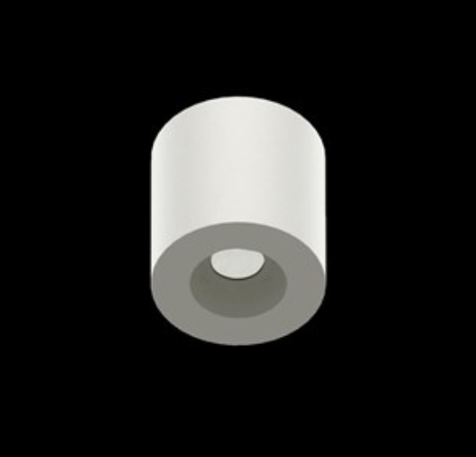 Lubinis šviestuvas 12,8W paviršinis šviestuvas BERYL SURFACE NEW LED O-1, pilkas, 3000K