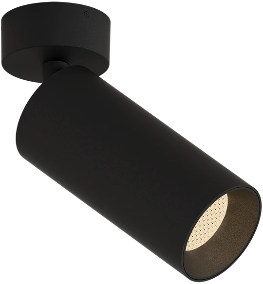 Lubinis šviestuvas 12W LED paviršinis akcentinis šviestuvas PIPE, juodas, 2700K, F3986090N