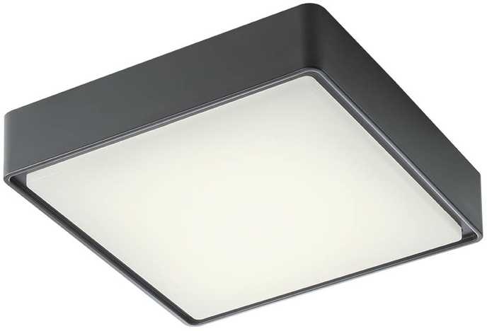 12W LED paviršinis lauko šviestuvas MARINA, tamsiai pilkas, 3000K, IP65, 90157