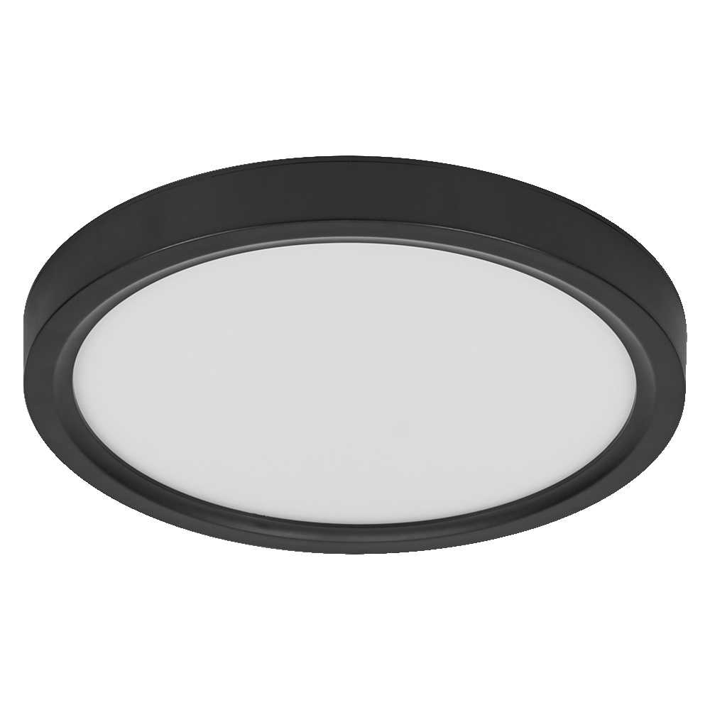 Lubinis šviestuvas 12W LED paviršinis šviestuvas ESSENTIAL ORBIS, juodas, 3000K