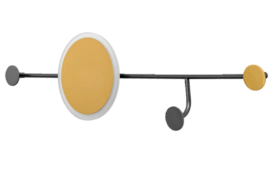 Lubinis šviestuvas 12W LED paviršinis šviestuvas PERCHERO, pilku korpusu, 3000K