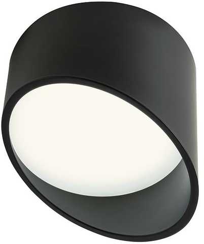 Lubinis šviestuvas 12W LED paviršinis šviestuvas UTO, matinės juodos sp., 3000K, 01-1628