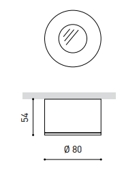 Lubinis šviestuvas 12W paviršinis LED šviestuvas PUCK, juodas