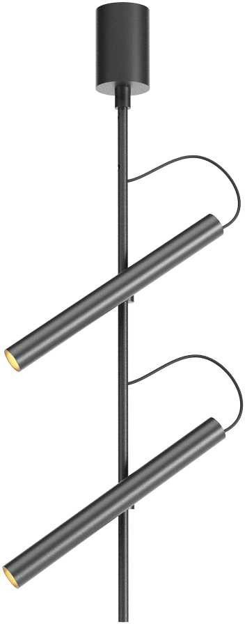 Lubinis šviestuvas 14,6W LED paviršinis šviestuvas PRAXI, matinės juodos sp., 2700K, dimeriuojamas, 01-4267