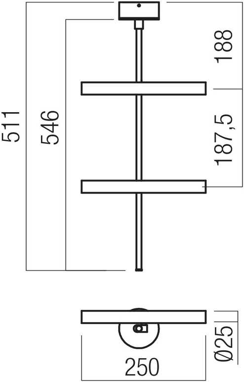 Lubinis šviestuvas 14,6W LED paviršinis šviestuvas PRAXI, matinės juodos sp., 2700K, dimeriuojamas, 01-4267