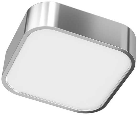 14W LED paviršinis šviestuvas SCREEN IP, chromo sp., 3000K, IP44, 01-1353