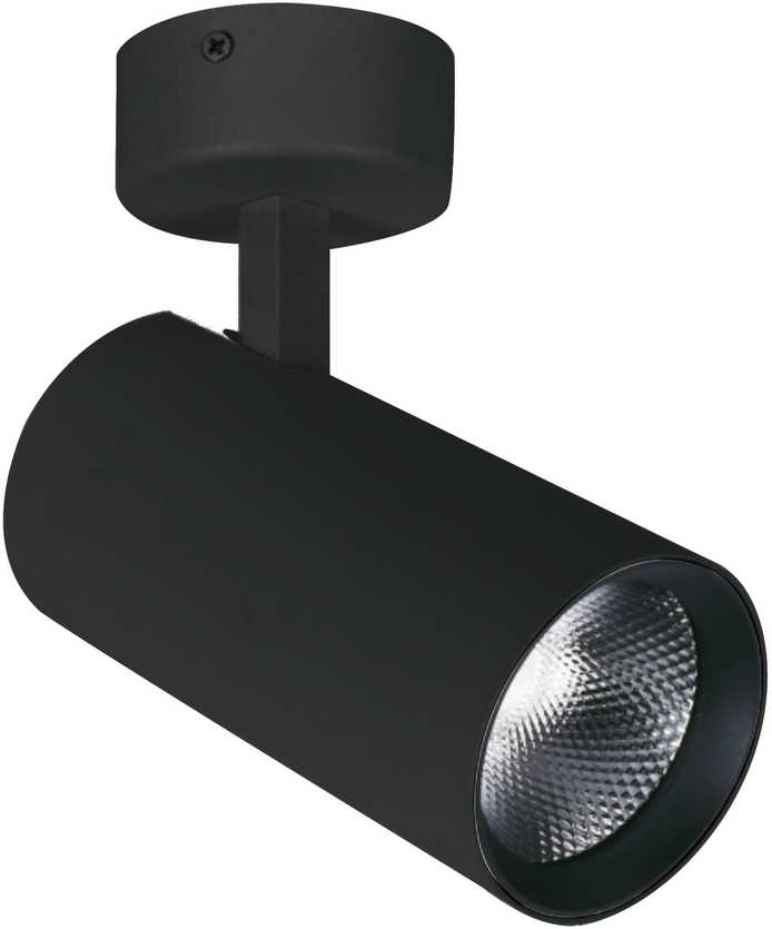 Lubinis šviestuvas 15W LED paviršinis šviestuvas NESTOR, juodas, 3000K, 4214501