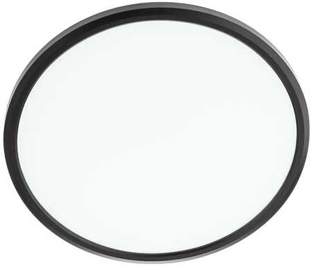15W LED plafonas MEMO, matinės juodos sp., 3000/4000/6500K, IP54
