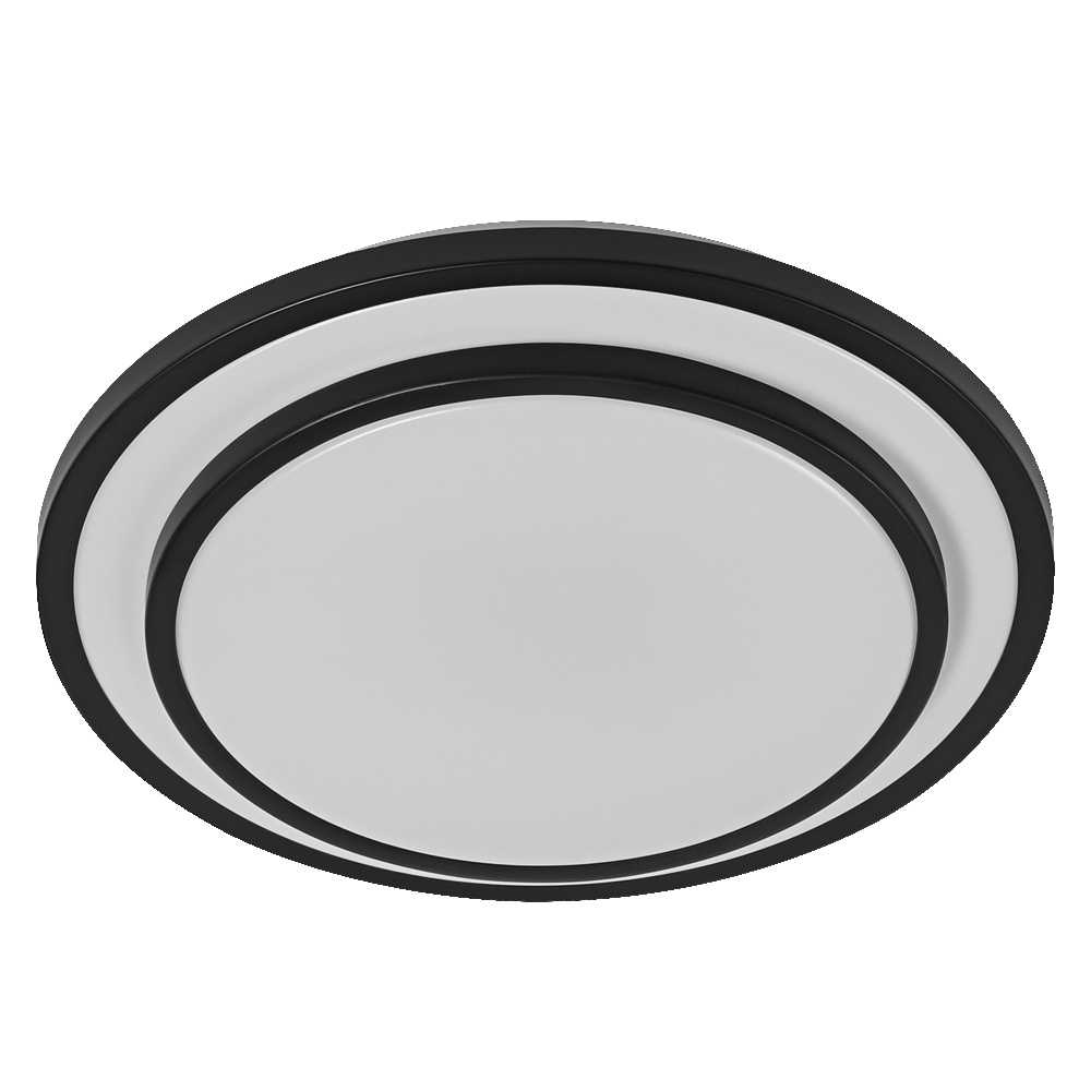 Lubinis šviestuvas 16W LED paviršinis šviestuvas ORBIS BERLIN, juodas, 3000K