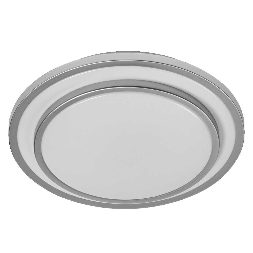 Lubinis šviestuvas 16W LED paviršinis šviestuvas ORBIS BERLIN, sidabro sp., 3000K