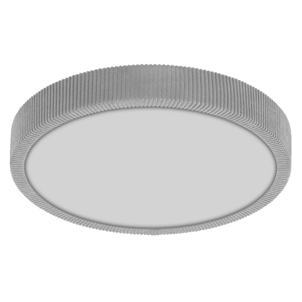 Lubinis šviestuvas 16W LED paviršinis šviestuvas ORBIS MATTEO, šviesiai pilkas, 3000K, dimeriuojamas