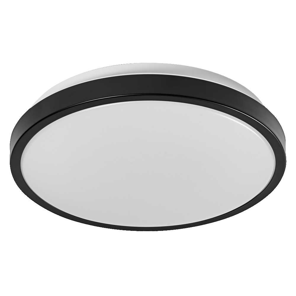 Lubinis šviestuvas 16W LED plafonas ORBIS LONDON, juodas, 3000K