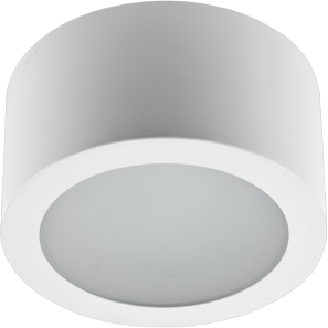 Lubinis šviestuvas 16W paviršinis šviestuvas BERYL LED NO 2200, baltas, 4000K