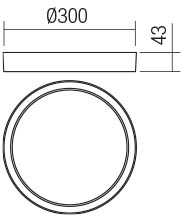 17,5W LED paviršinis lauko šviestuvas PONZA, tamsiai pilkas, 3000K, IP65, 90156