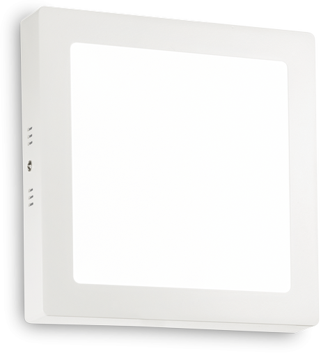 Lubinis šviestuvas 17W LED paviršinis šviestuvas UNIVERSAL SQUARE, baltas, 2700K, 342597