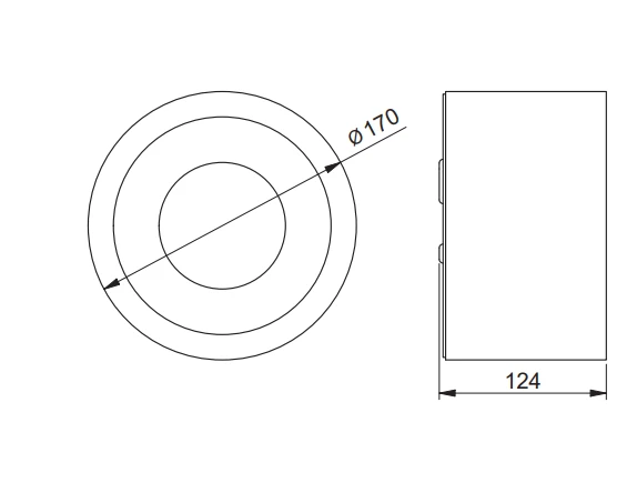 Lubinis šviestuvas 18W LED paviršinis šviestuvas KARIS, CCT, baltas, IP44