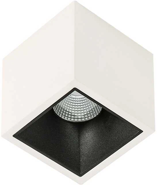 Lubinis šviestuvas Luminaire Center 18W LED paviršinis šviestuvas ALDEN DEEP, baltos/juodos sp., 3000K