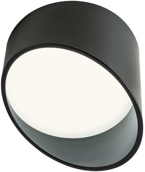Lubinis šviestuvas 18W LED paviršinis šviestuvas UTO, matinės juodos sp., 3000K, 01-1630