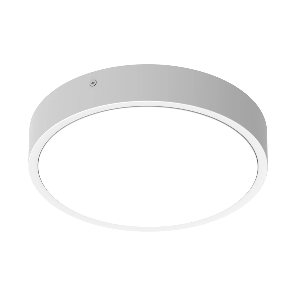 Lubinis šviestuvas 19,5/17 /15/12,5W LED plafonas su 3h avariniu moduliu BULKHEAD ROUND, baltas, 3000/4000K, 120°, IP65