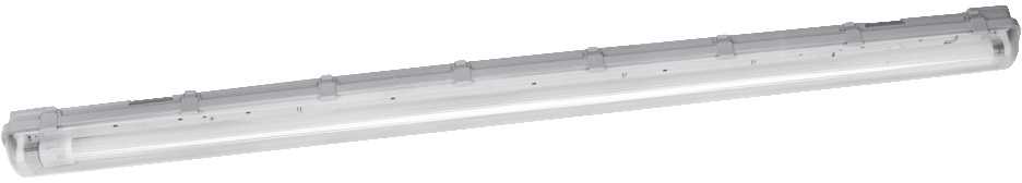 19W LED linijinis šviestuvas ESSENTIALS DP T8, G13, pilkas, 1561mm, 4000K, IP65