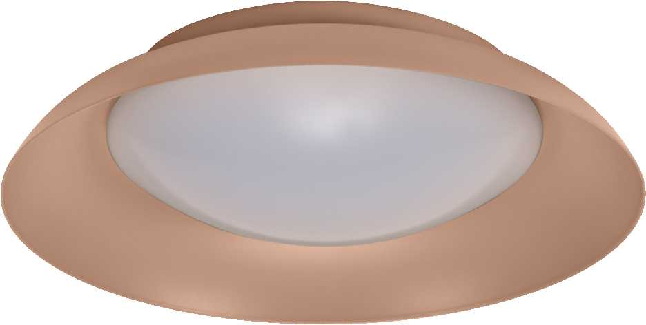 Lubinis šviestuvas 19W LED paviršinis šviestuvas ORBIS PLATE, rožinis, 3000K, dimeriuojamas