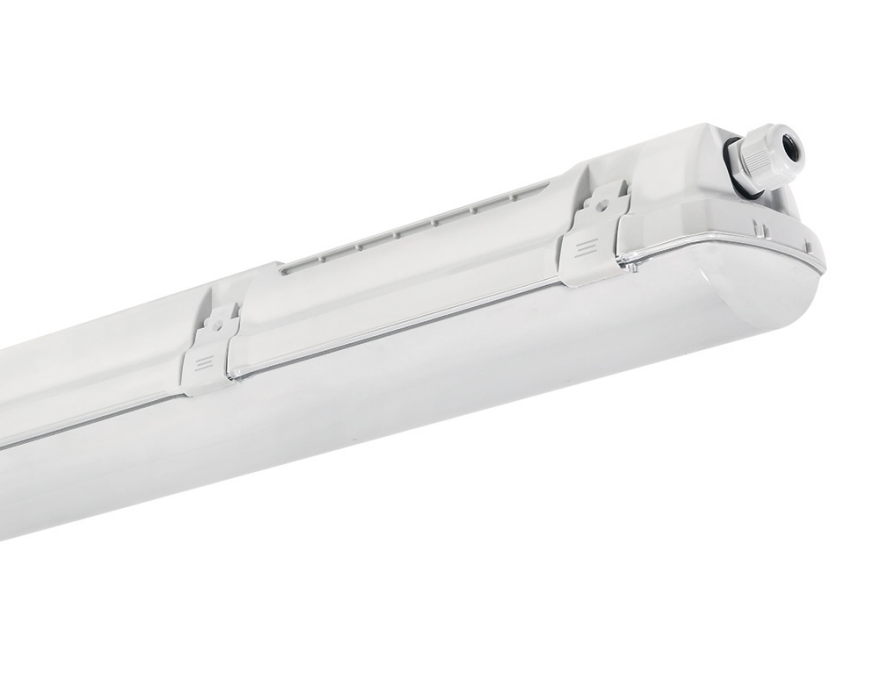 20,1W LED linijinis šviestuvas PRIMA, pilku korpusu, 4000K, 120cm, su 3h avariniu moduliu
