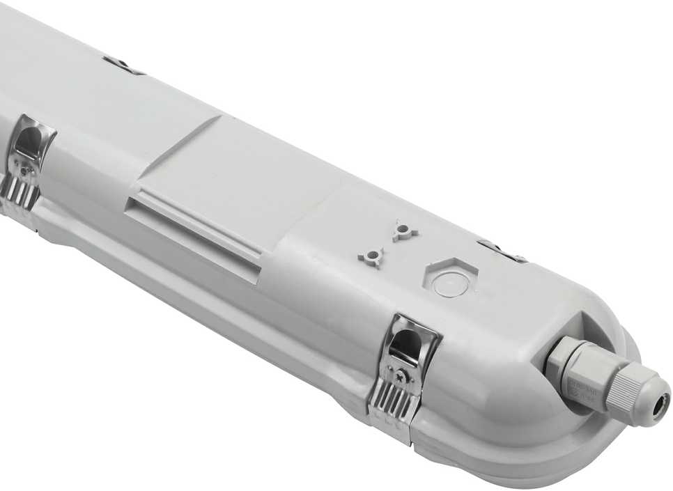 Lubinis šviestuvas 20W LED linijinis šviestuvas NEXFORCE1, pilku korpusu, 4000K, 60cm