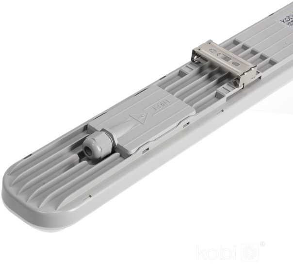 20W LED linijinis šviestuvas NEGRO, pilkas, 4000K, 60cm
