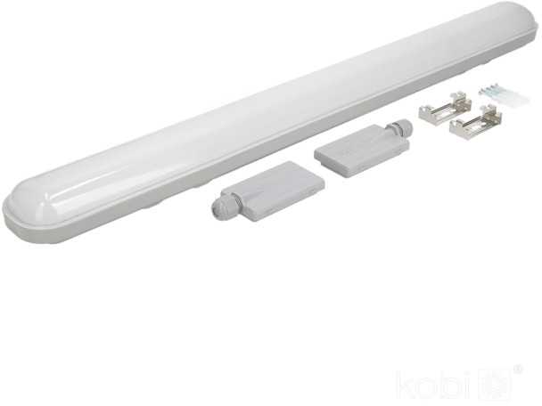 20W LED linijinis šviestuvas NEGRO, pilkas, 4000K, 60cm