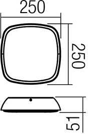 20W LED paviršinis lauko šviestuvas TWILL, tamsiai pilkas, 4000K, IP65, 9544