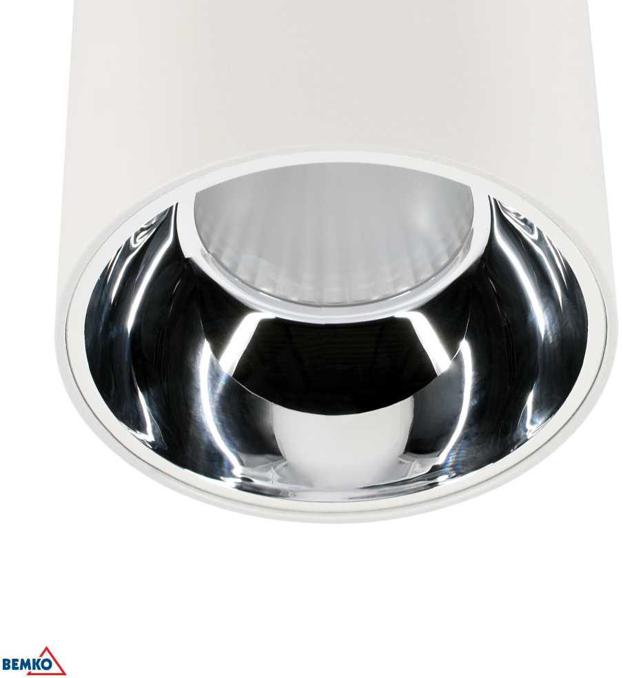 Lubinis šviestuvas Bemko 20W LED paviršinis šviestuvas MAFED, baltas, 3000K, IP44/IP20