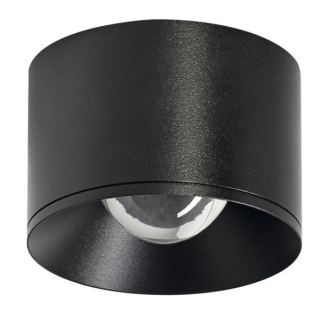 Lubinis šviestuvas 20W paviršinis LED šviestuvas PUCK L 3000K, juodas